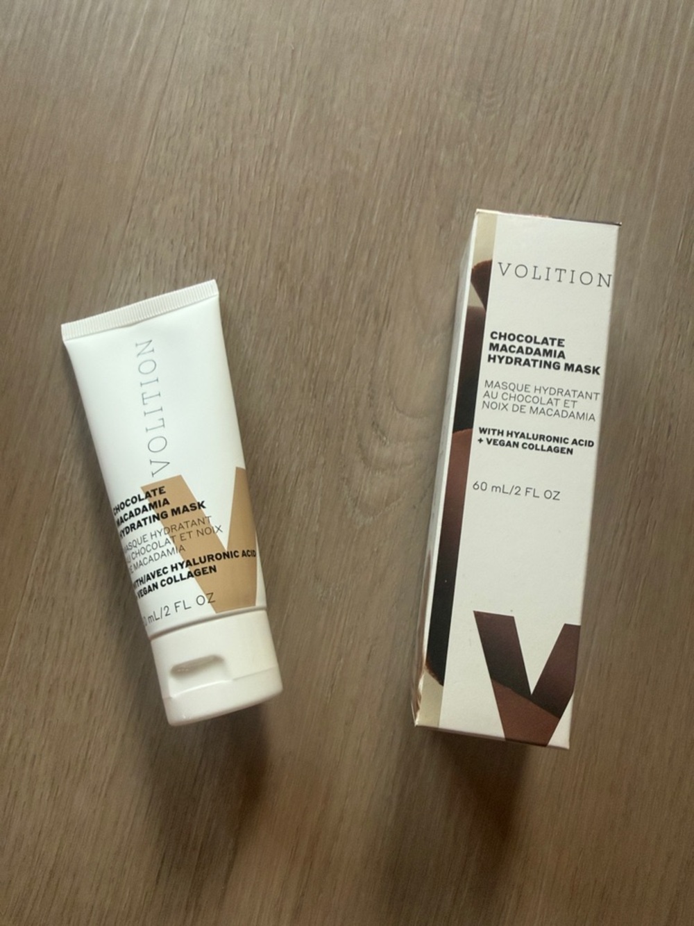 Volition Chocolate Macadamia Hydrating Mask - 2oz - NIB